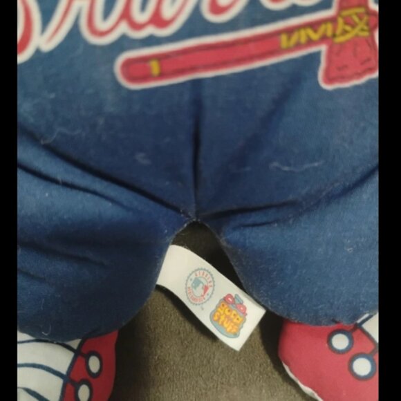 Atlanta Braves Baseball Bear Plush Stuffed Animal - Picture 8 of 12